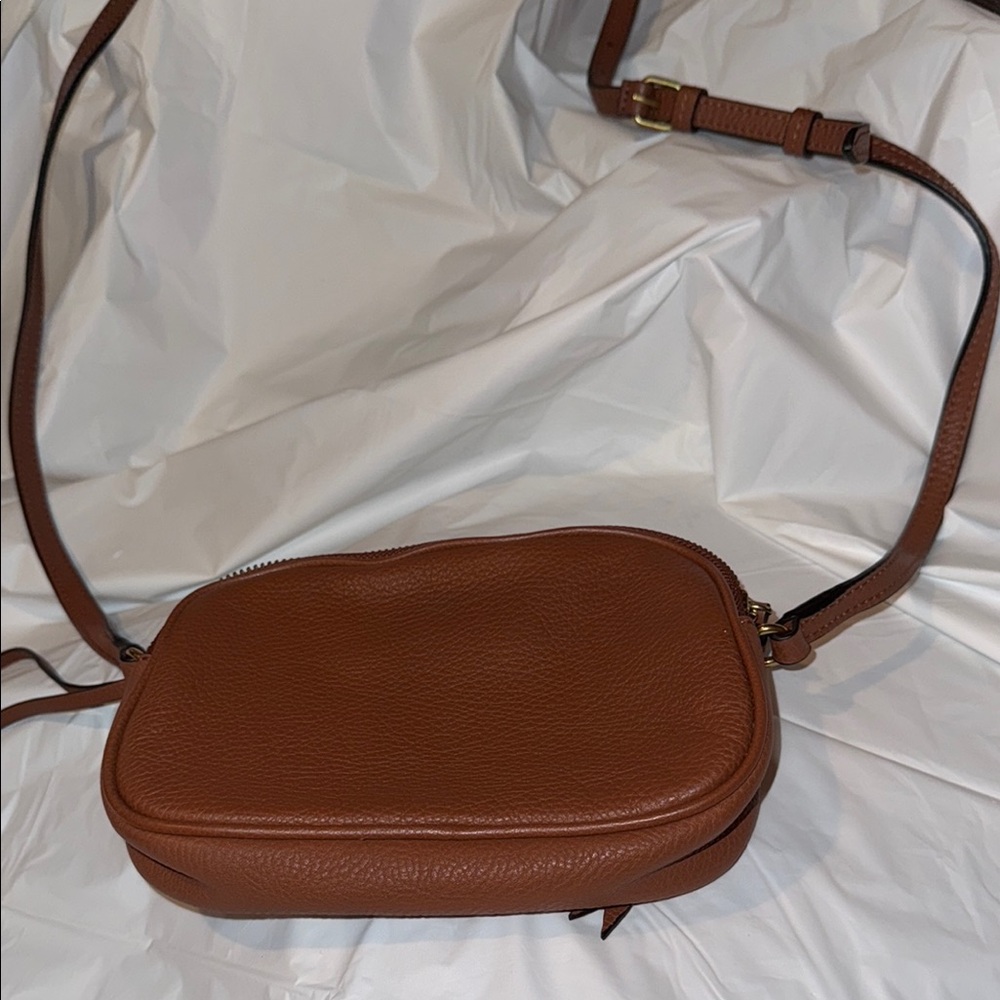 Banana Republic Brown Crossbody Bag with Saddle Design